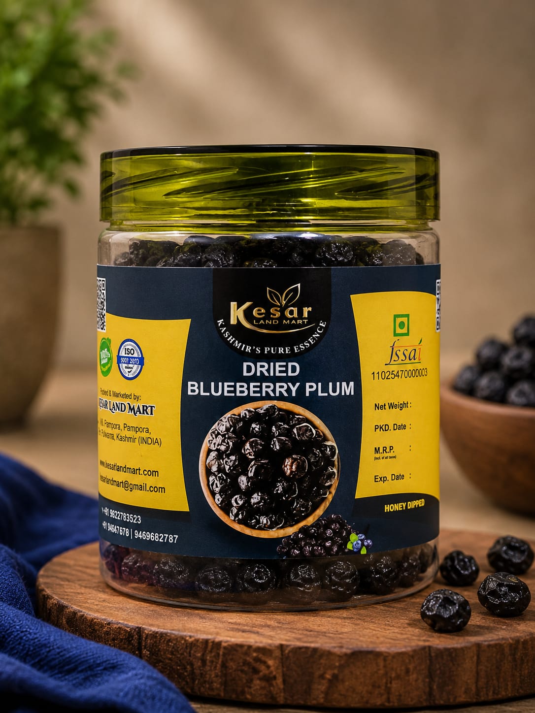 Dried Blueberry Plum