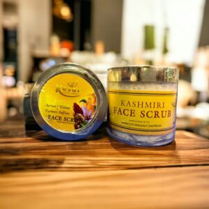 Saffron Face Scrub | Saffron, Walnut & Apricot Face Scrub