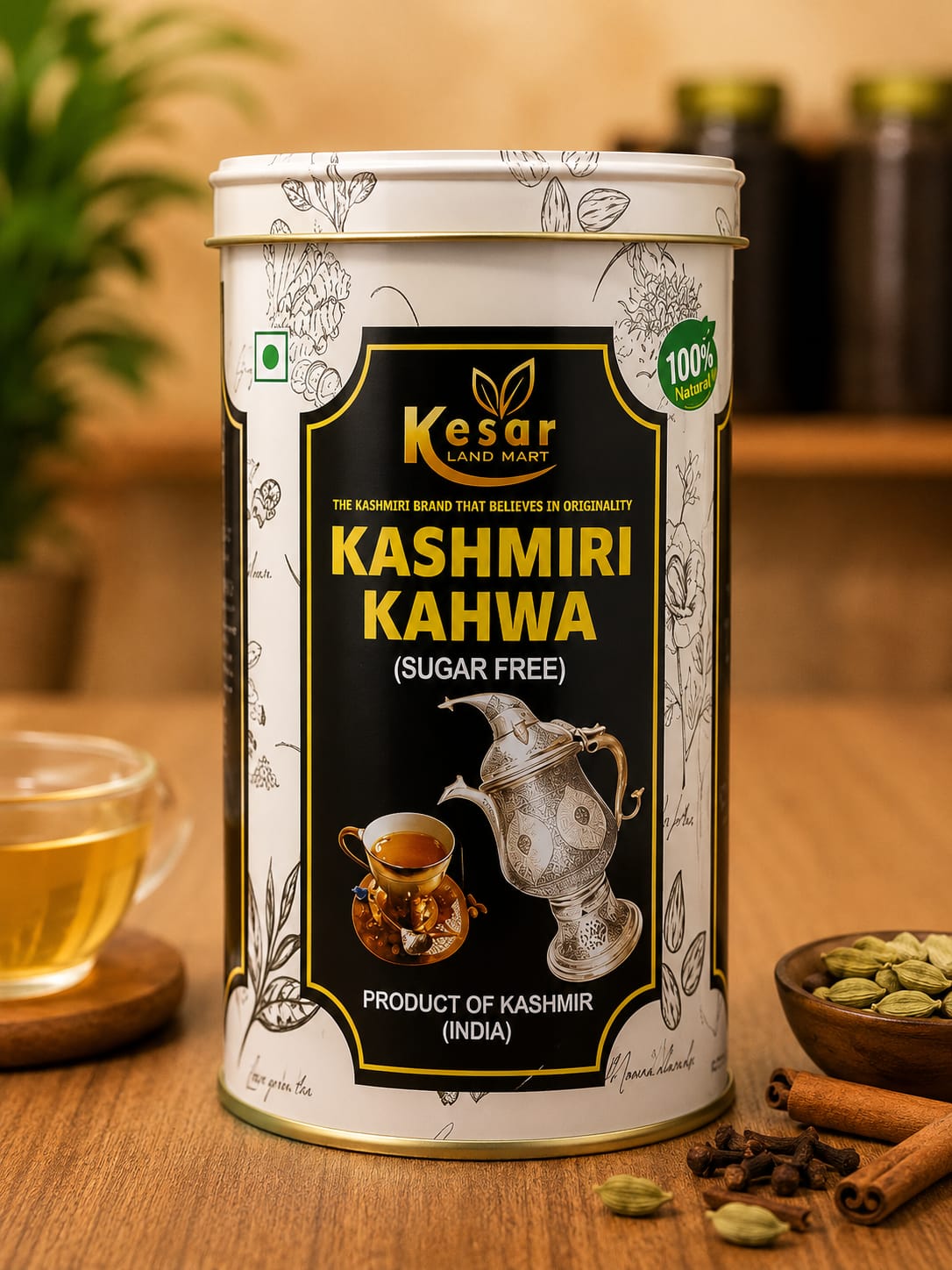 Kashmiri Kahwa {Sugar Free}