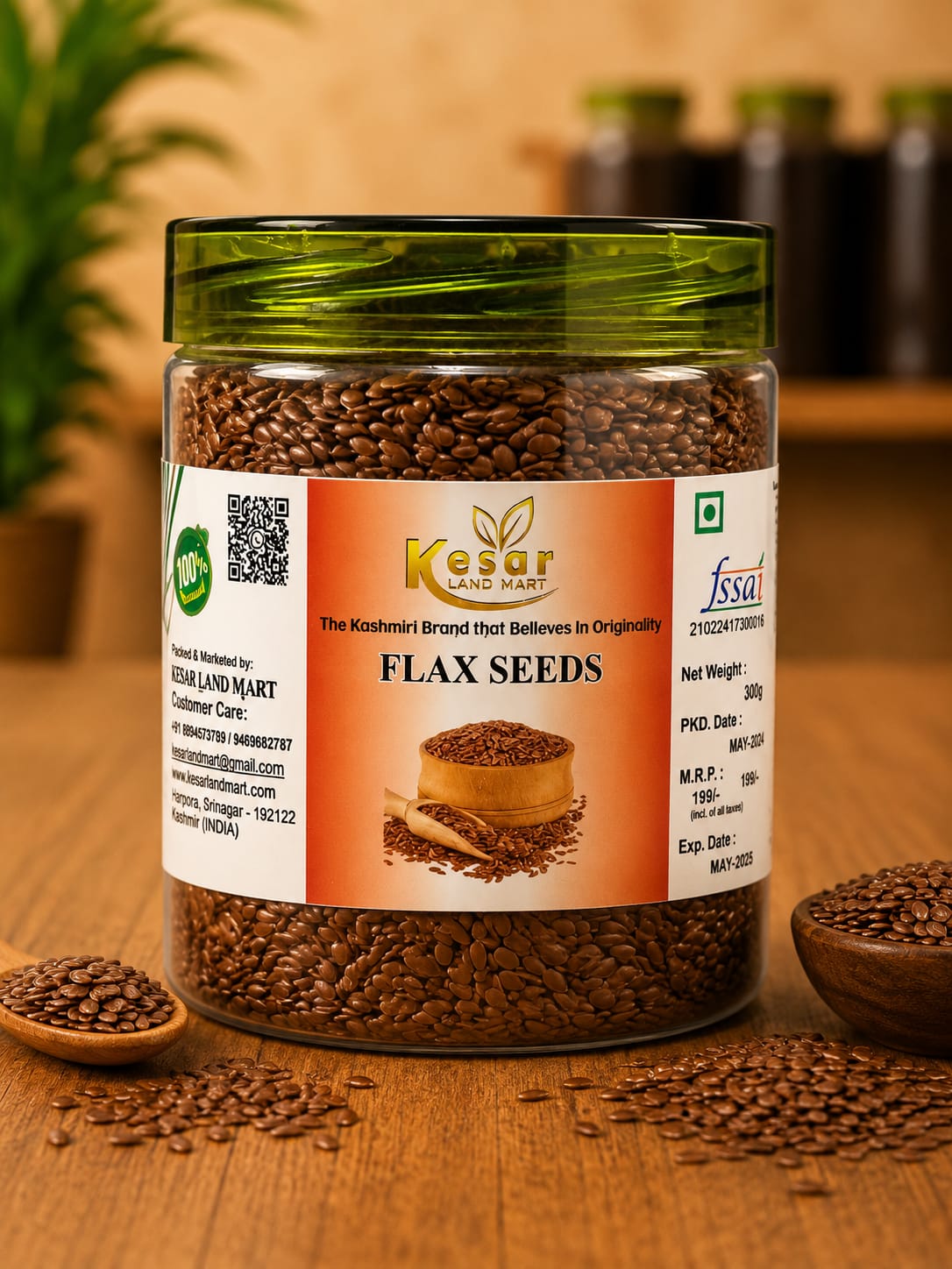 Flax Seeds ( Roasted)