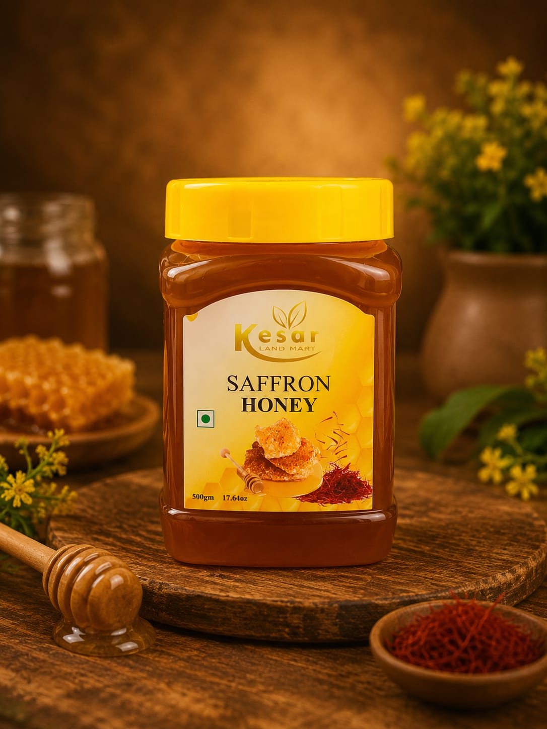 Saffron Honey | Kesar Honey